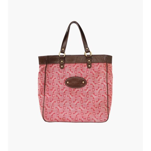 CELINE Pink Macadam Shoulder Bag C-A33649 - Picture 1 of 1